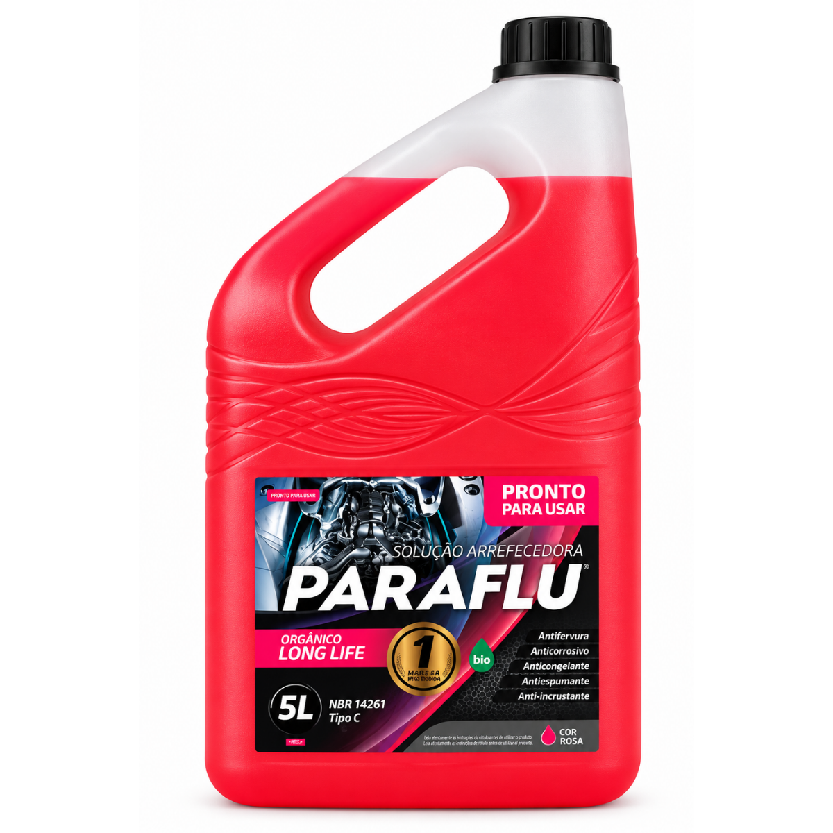 Fluido para Radiador Paraflu Bio Orgânico Anticorrosivo Pronto para Usar